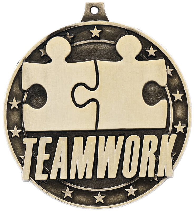 2" Teamwork Medal