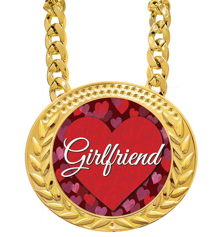 6" Famous Girlfriend Insert Medals