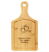 13 1/2" Bamboo Cutting Board With Handle