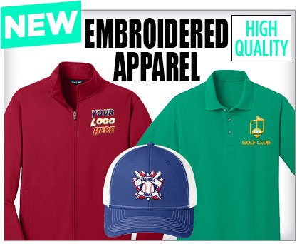 New Arrivals Embroidered Apparel