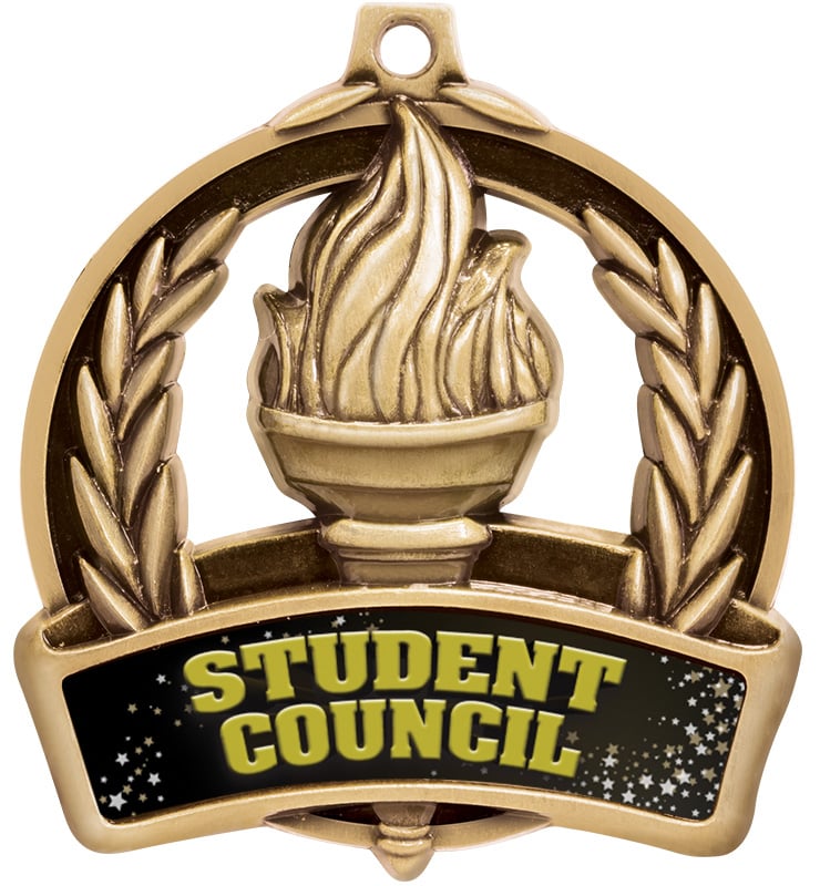 2" Torch Student Council Medal