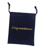 Luxury Suede Medal Pouch