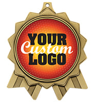 3" Rosette Insert Medals