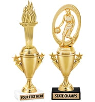 Crown Awards Derby Star Trofeos personalizados, trofeo Derby Star de plata  con grabado personalizado