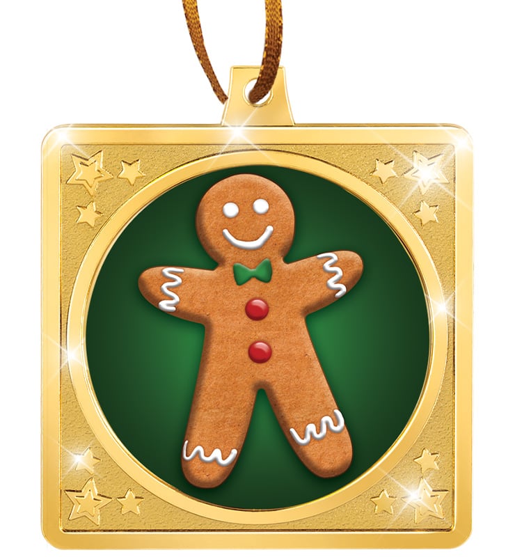 2 1/2" Square Crafter Ornament