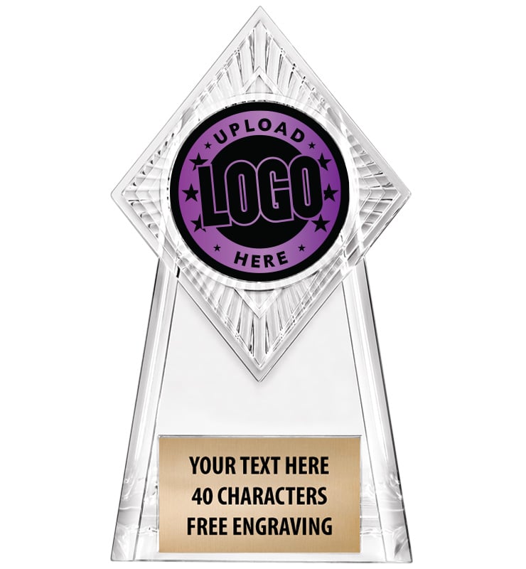 6" Paragon Clear Insert Trophy
