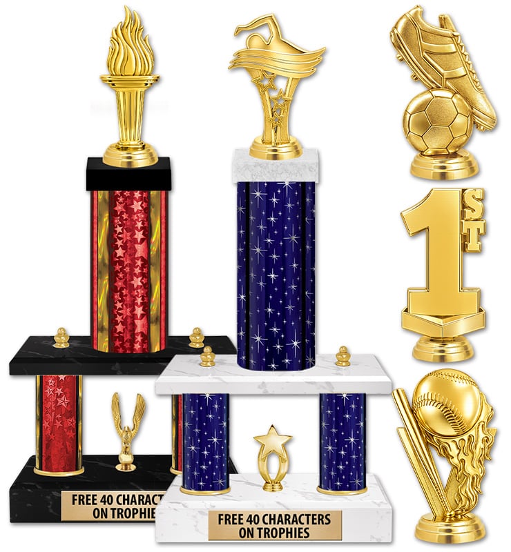 2 Tier Trophies