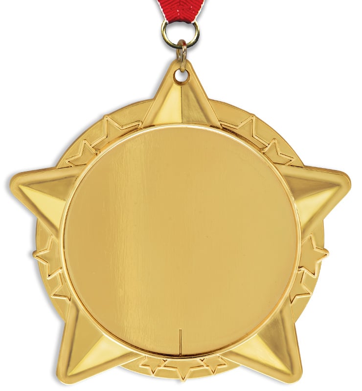 2 1/2" Star Cluster Blank Medals