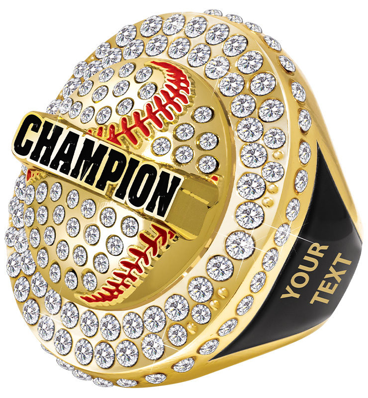 Baseball Mega Engravable Ring