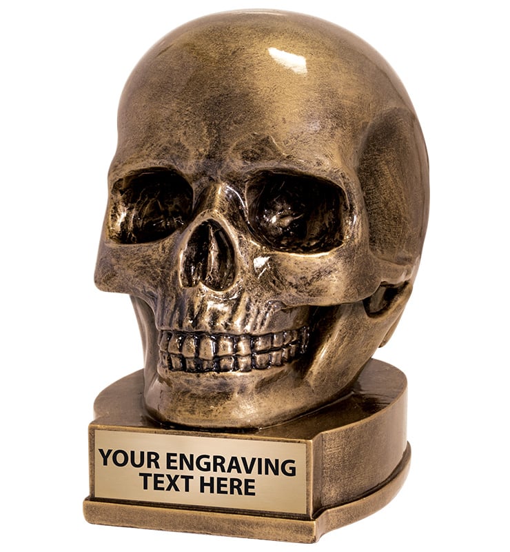 Halloween Skull Sculpture