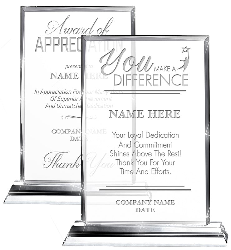 Crystals With Preset Text