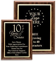 Walnut Plaques