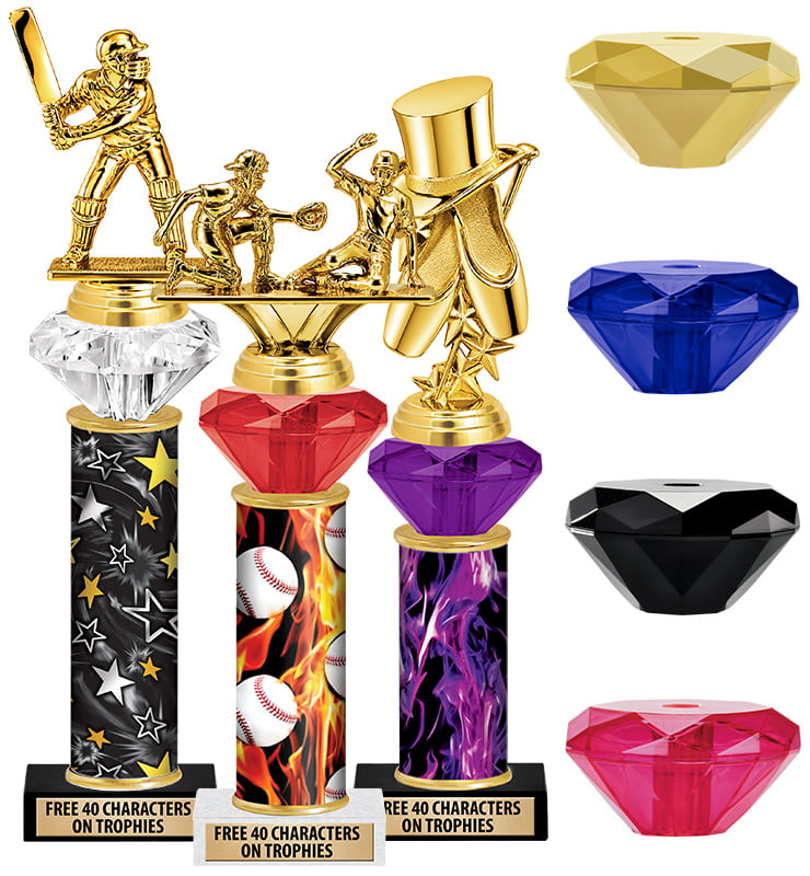 Crystalline Classic Column Trophies
