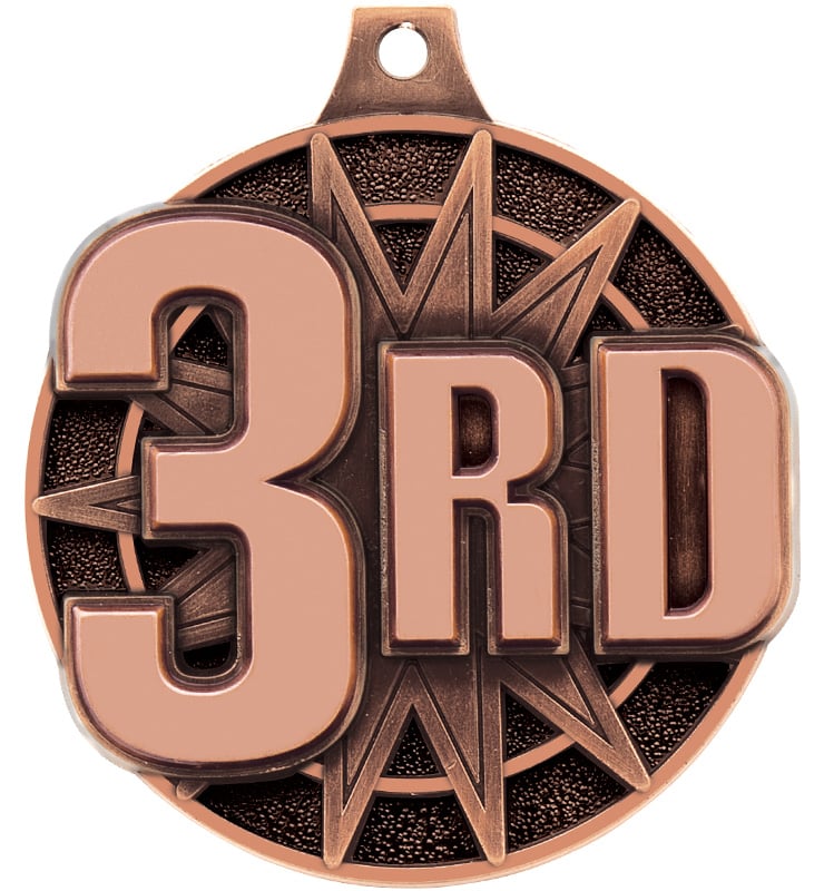 2" 3rd Place Medal