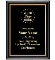 Classic Black Shiny Vertical Plaques