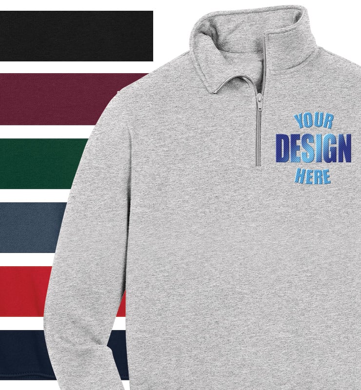 Men's 1/4 Zip Sweatshirts