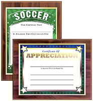 Slide In Certificate Holder