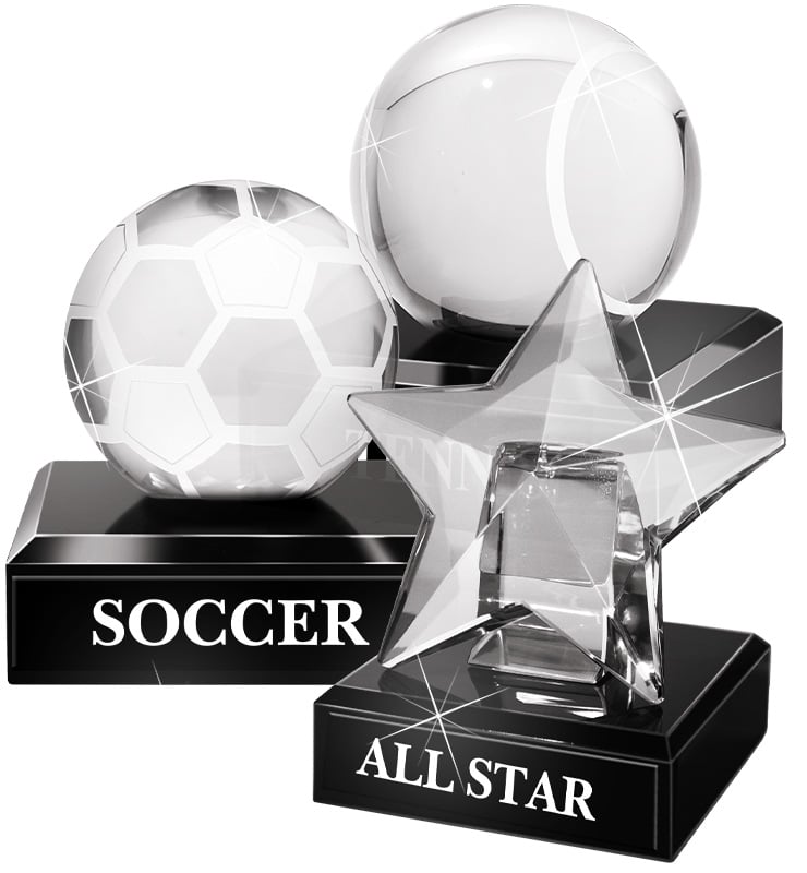 Mini Crystal Sport Pedestals