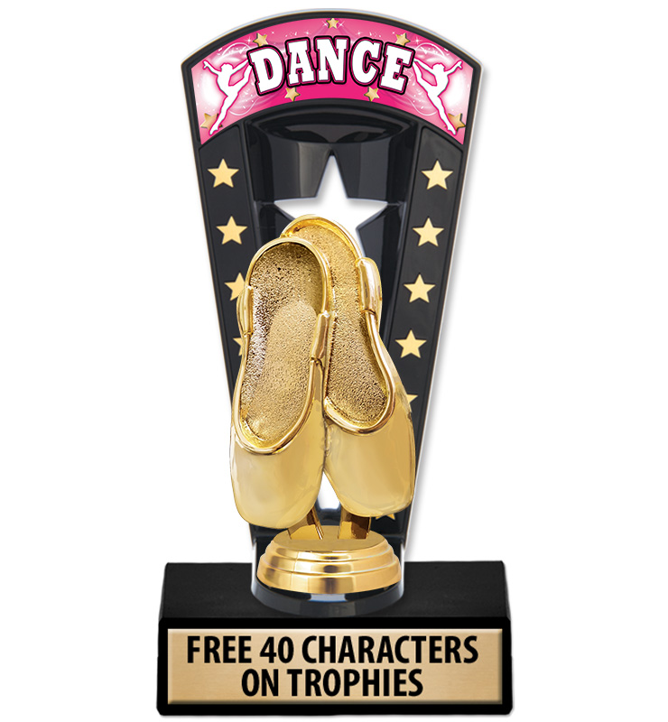 7 3/4" Dance Banner Backdrop Trophies
