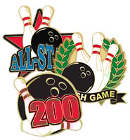 Bowling Enamel Pins