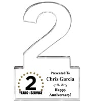 2 Years Of Service Acrylic