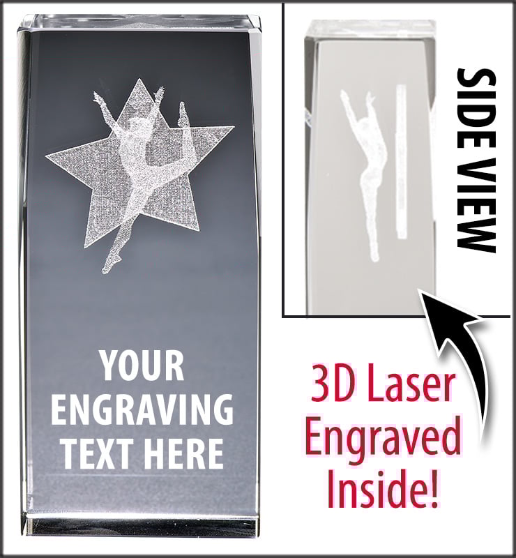 Dance 3D Laser Crystal