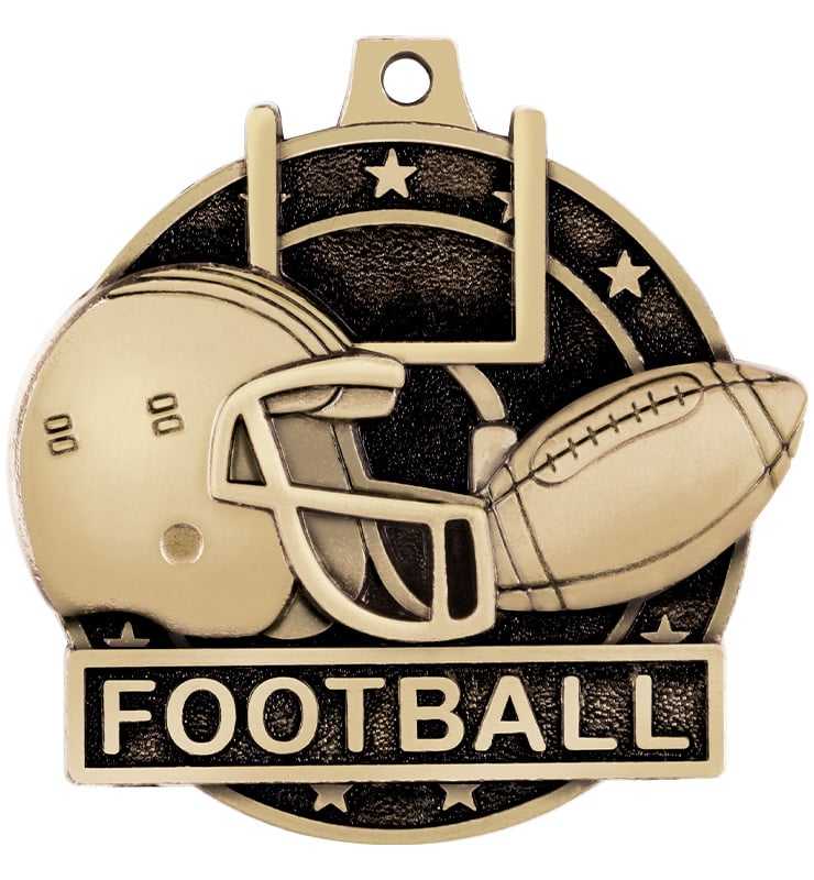 2" Football Medals