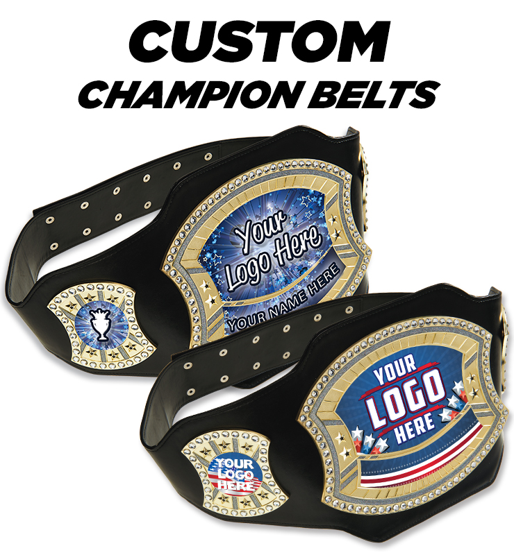 Custom Black Champion Belt