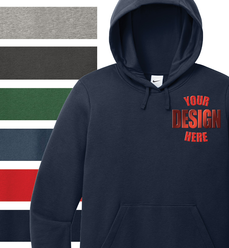 Embroidered Nike Women's Pullover Hoodie