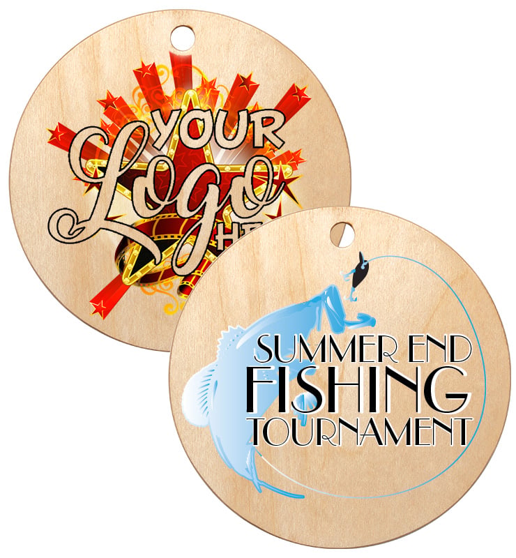 2 1/2" Custom Printz Wood Medal&nbsp;