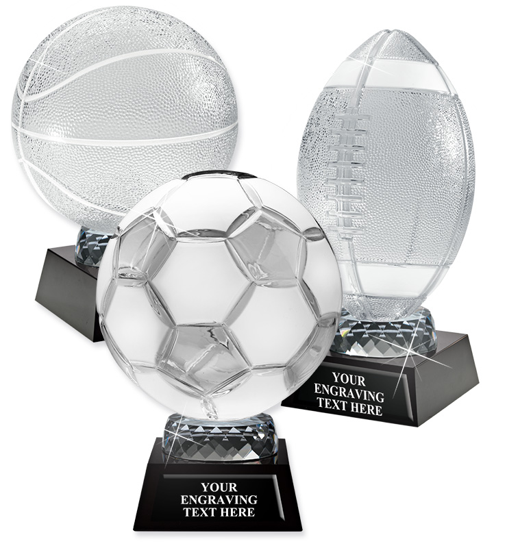 Frosted Crystal Sport Balls