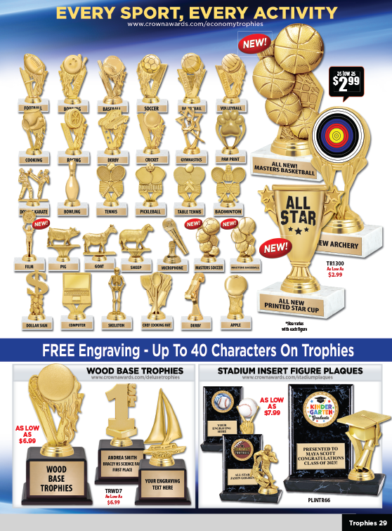 Crown Awards Catalog