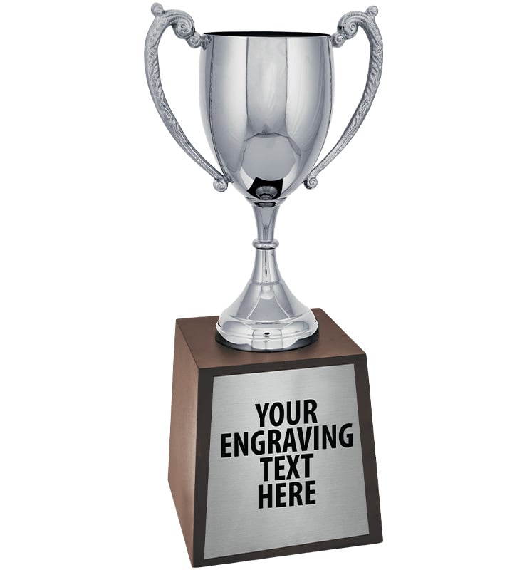 Metal Classic Trapezoid Cup Trophy