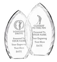 Tear Drop Crystal Awards