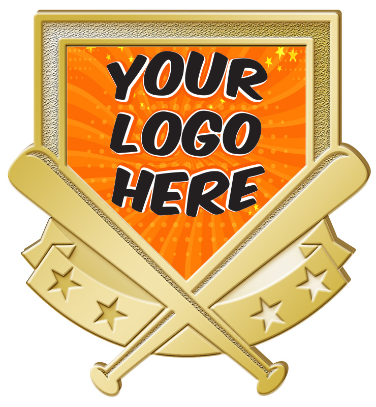 1.5" Home Plate Baseball Insert Pin