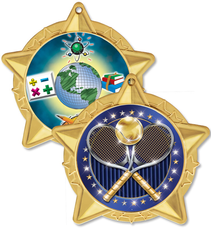 2 1/2" Star Cluster Insert Medals