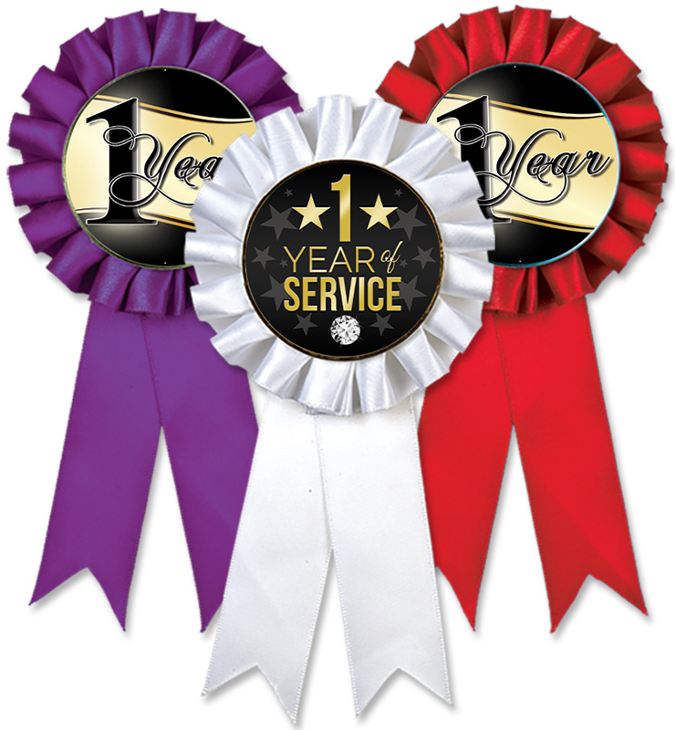 Recognition Insert Rosette Ribbons