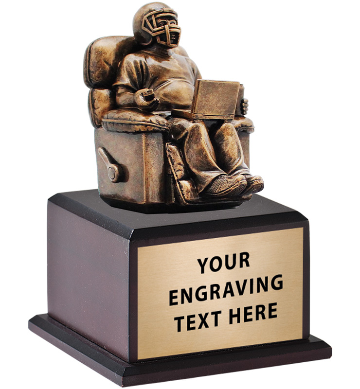 Fantasy Football Armchair Quarterback Trophy