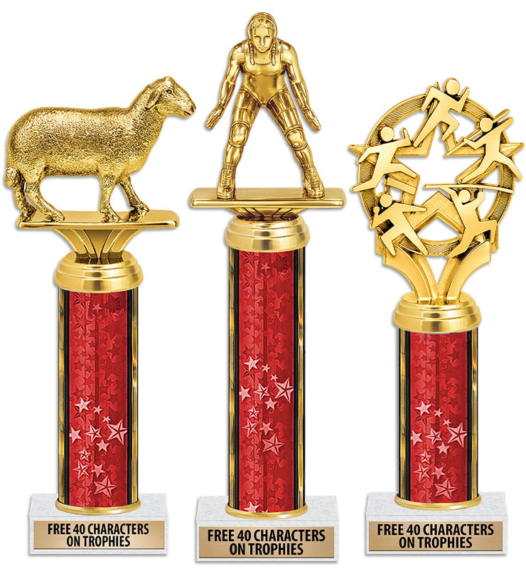 Red Classic Trophies