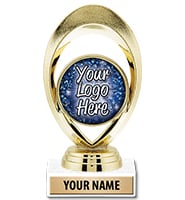 Gold Solstice Custom Insert Trophy