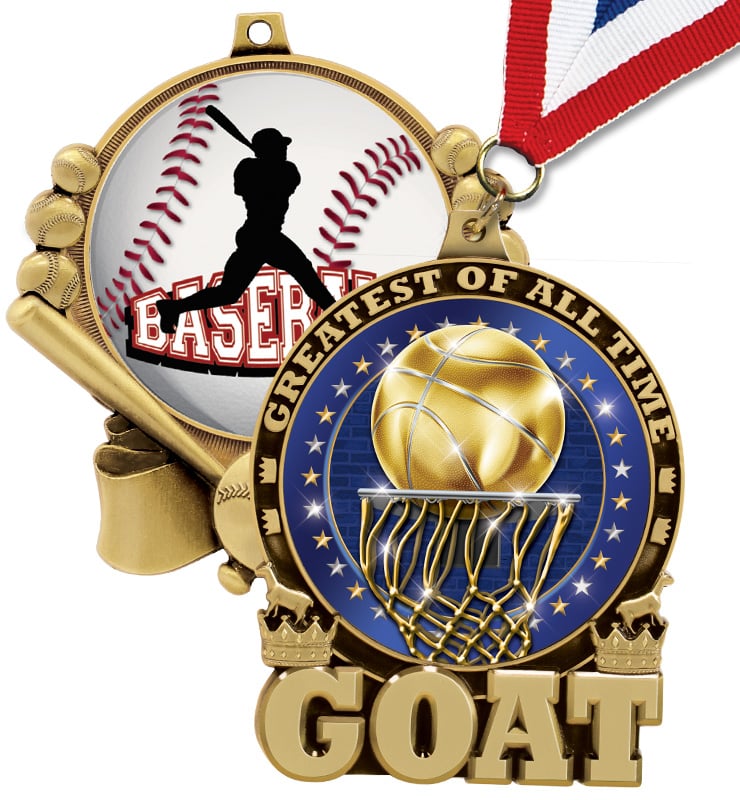 3" Double Action 2.0 Medals