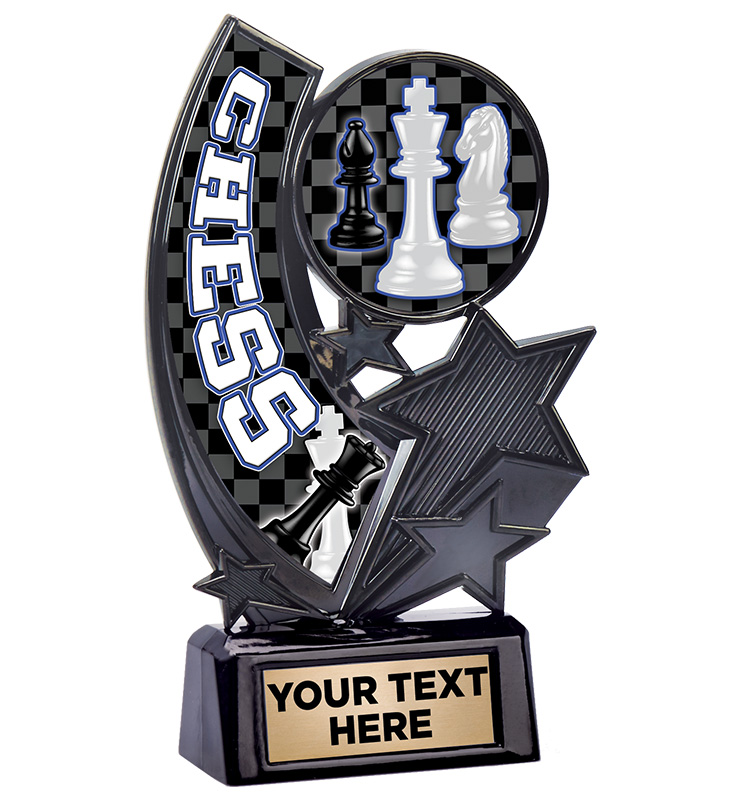 6 1/4" Chess Onyx Icicle Trophy