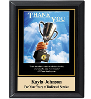 Thanks Inspirational Plaque