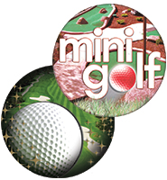 2" Golf Stickers