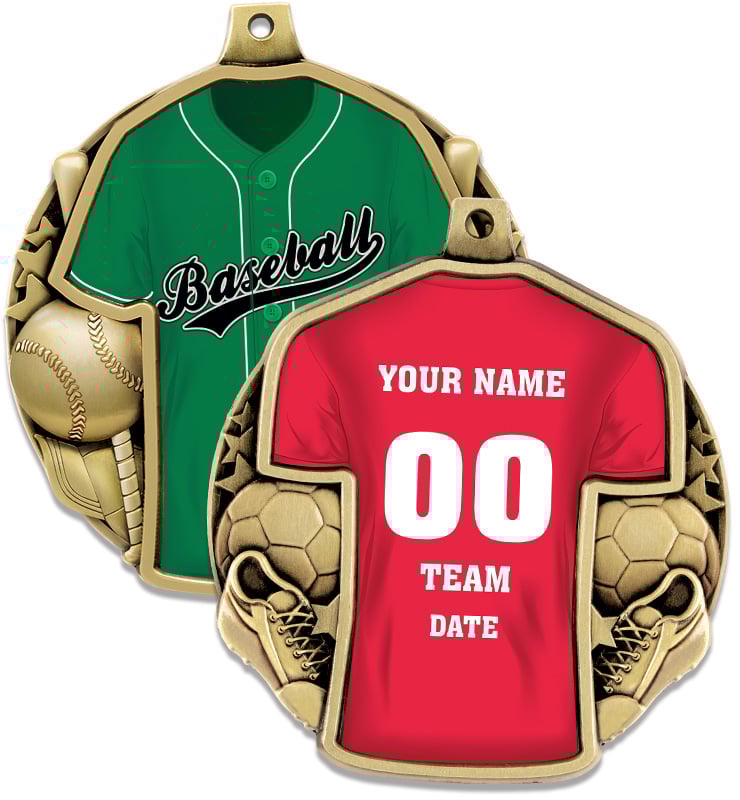 2 1/2" Jersey Medals