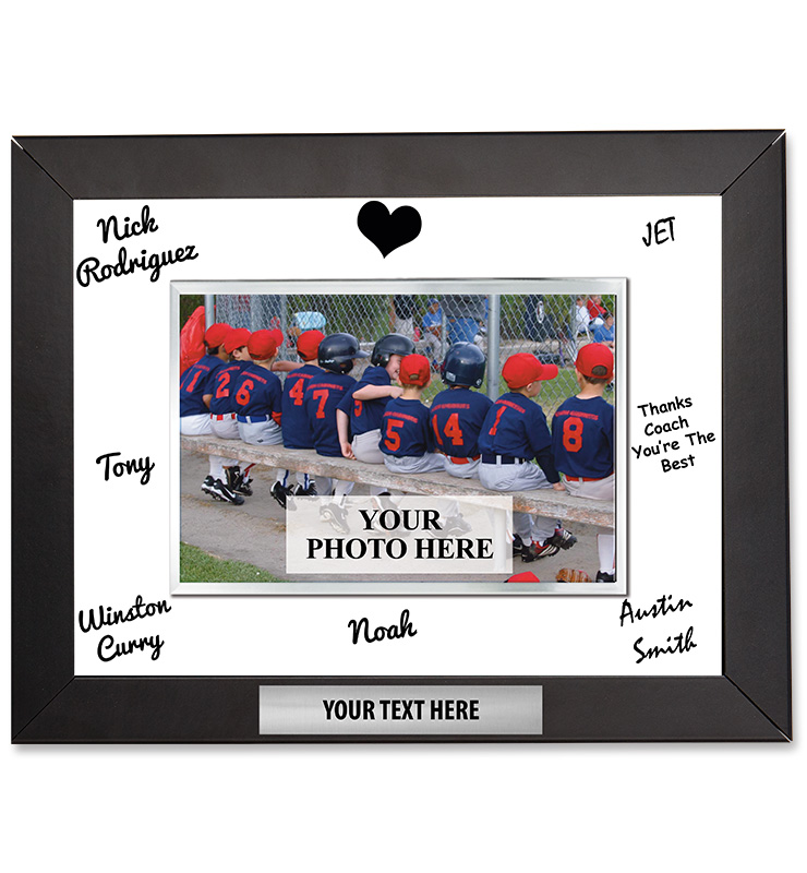 Horizontal Signature Frame Plaque