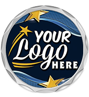 2.2" Silver Button Insert Pin