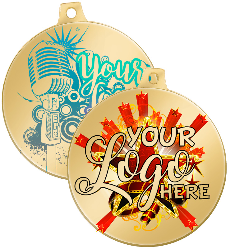 2 1/2" Custom Printz Medals
