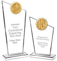 Elevation Crystals With Blaze Inserts