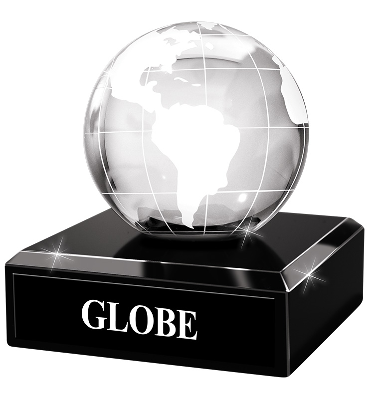 Crystal Globe Mini Pedestal